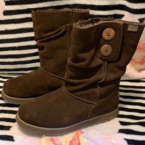 Skechers Keepsakes "Freezing-Temps" Boots in brown 6.5 Like New